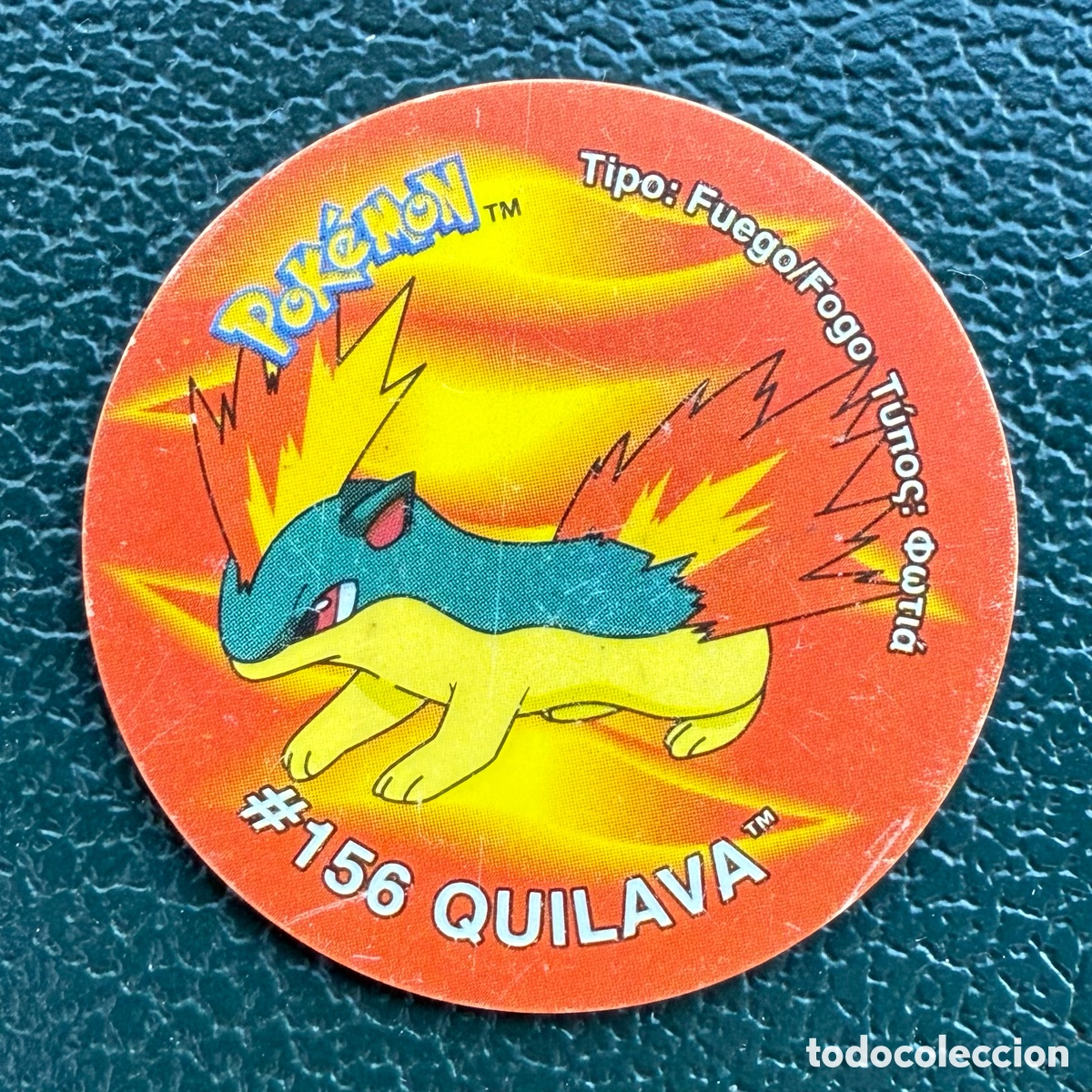 Jouets Anciens et Jeux de collection: TAZO N&ordm; 189 #156 QUILAVA COLECCI&Oacute;N 2001 POKEMON TAZOS 3 MATUTANO