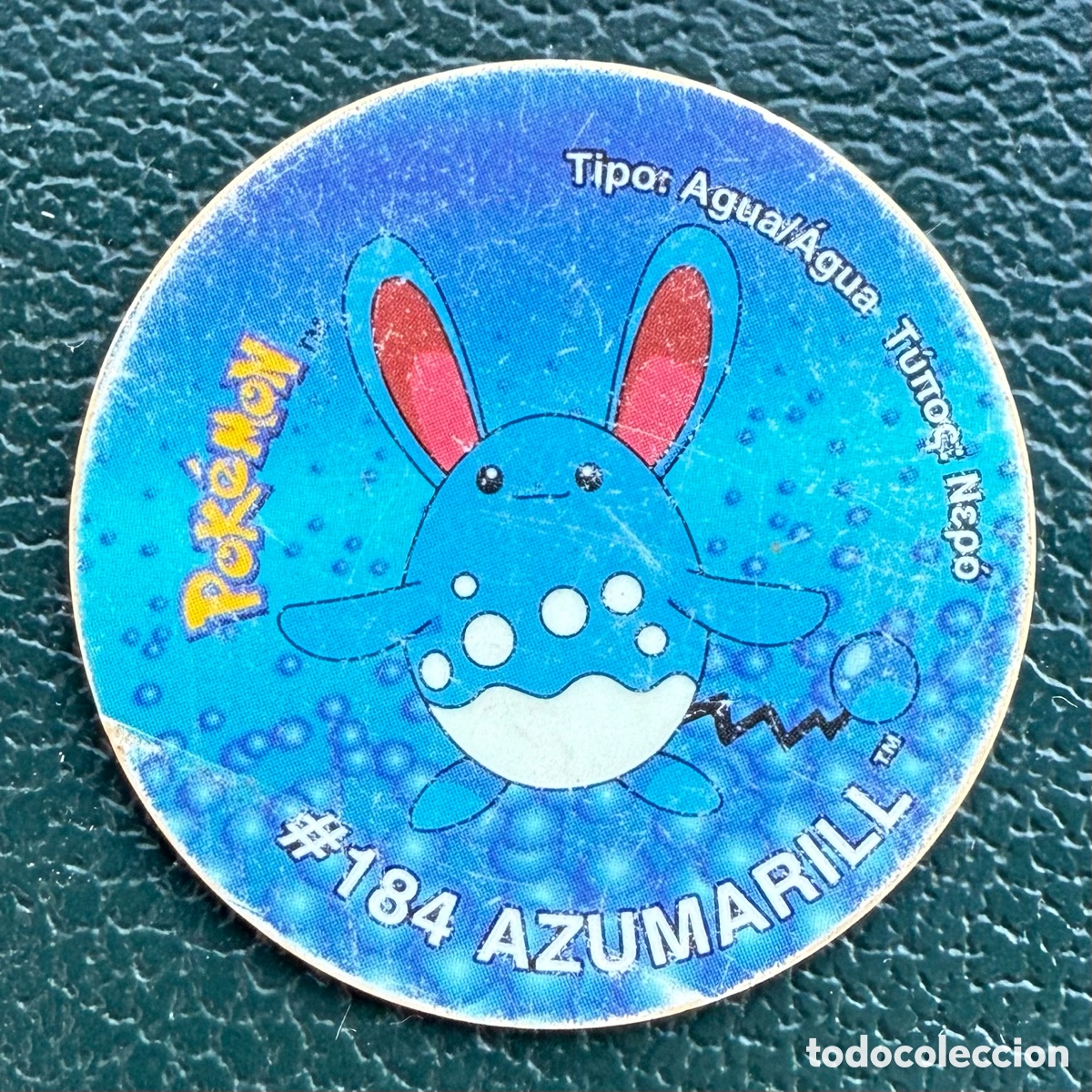 Jouets Anciens et Jeux de collection: TAZO N&ordm; 200 #184 AZUMARILL COLECCI&Oacute;N 2001 POKEMON TAZOS 3 MATUTANO