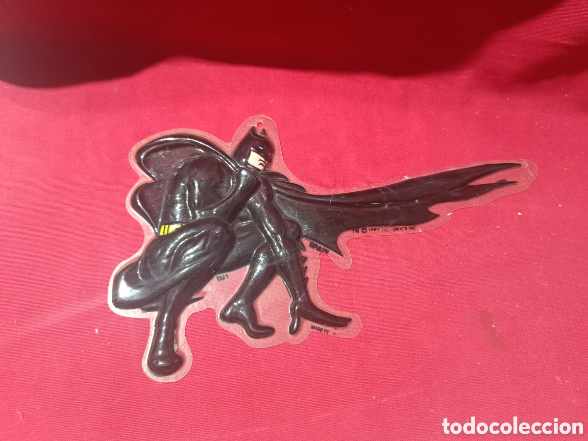 Juguetes antiguos y Juegos de colecci&oacute;n: Figura de Batman 1984 en relieve de Mirete