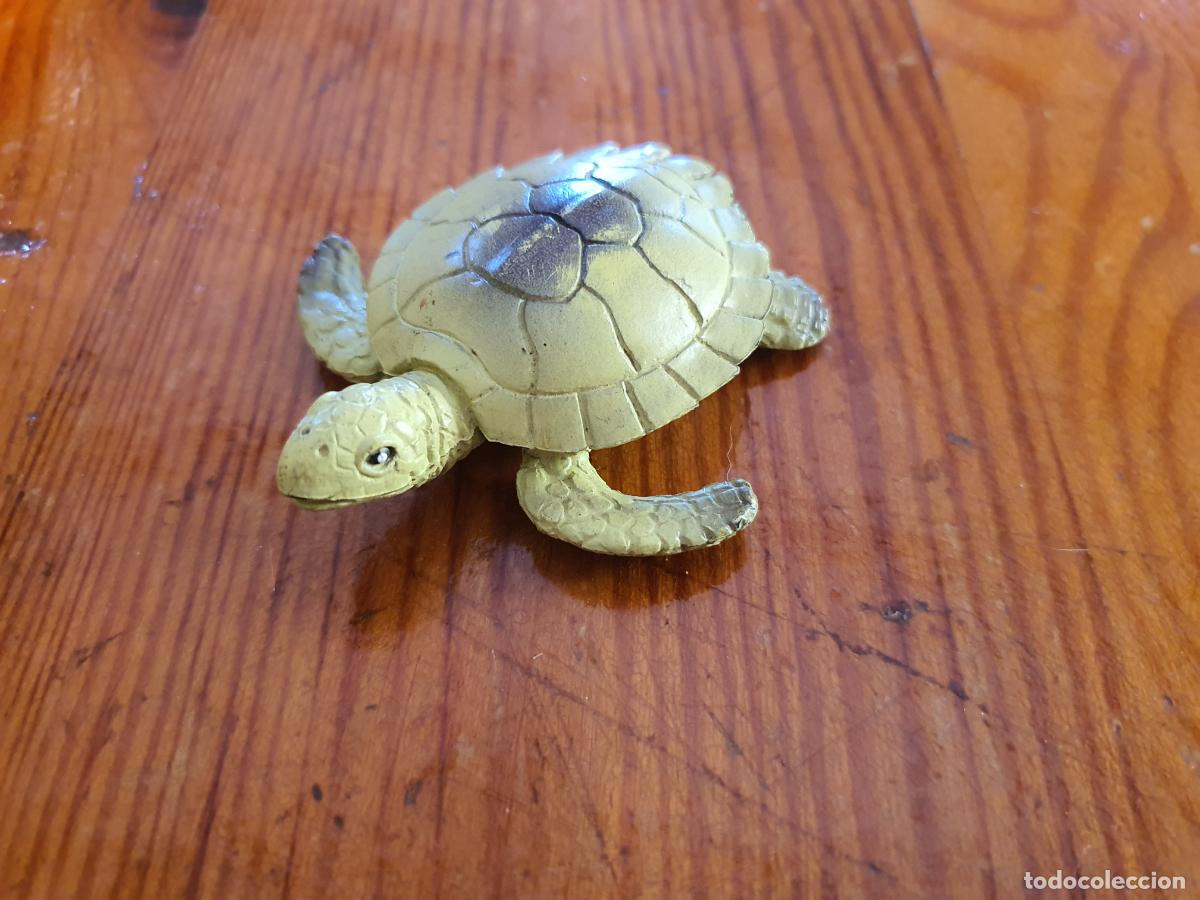 Brinquedos antigos e Jogos de cole&ccedil;&atilde;o: FIGURA TORTUGA MARINA 7CM APROX LARGO
