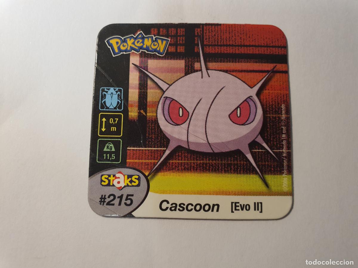 Juguetes antiguos y juegos de colecci&oacute;n: TAZO CROMO POKEMON -- 2006 -- POKEMON STAKS -- N&ordm; 215