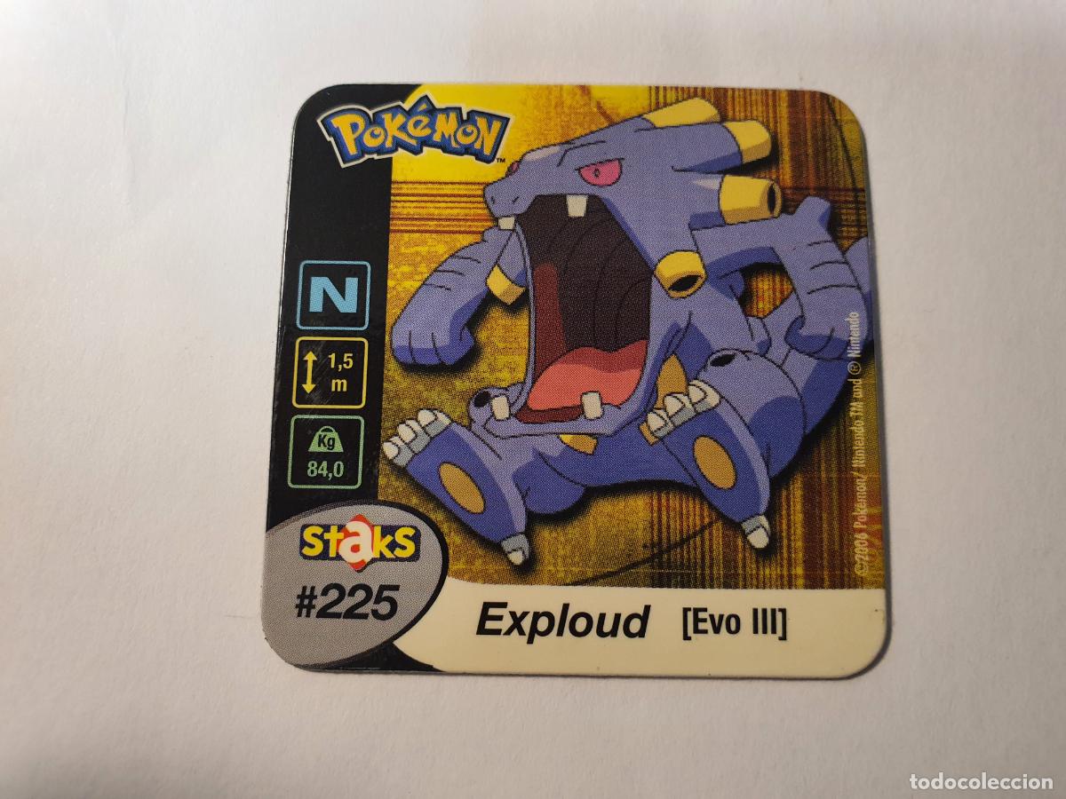 Juguetes antiguos y juegos de colecci&oacute;n: TAZO CROMO POKEMON -- 2006 -- POKEMON STAKS -- N&ordm; 225