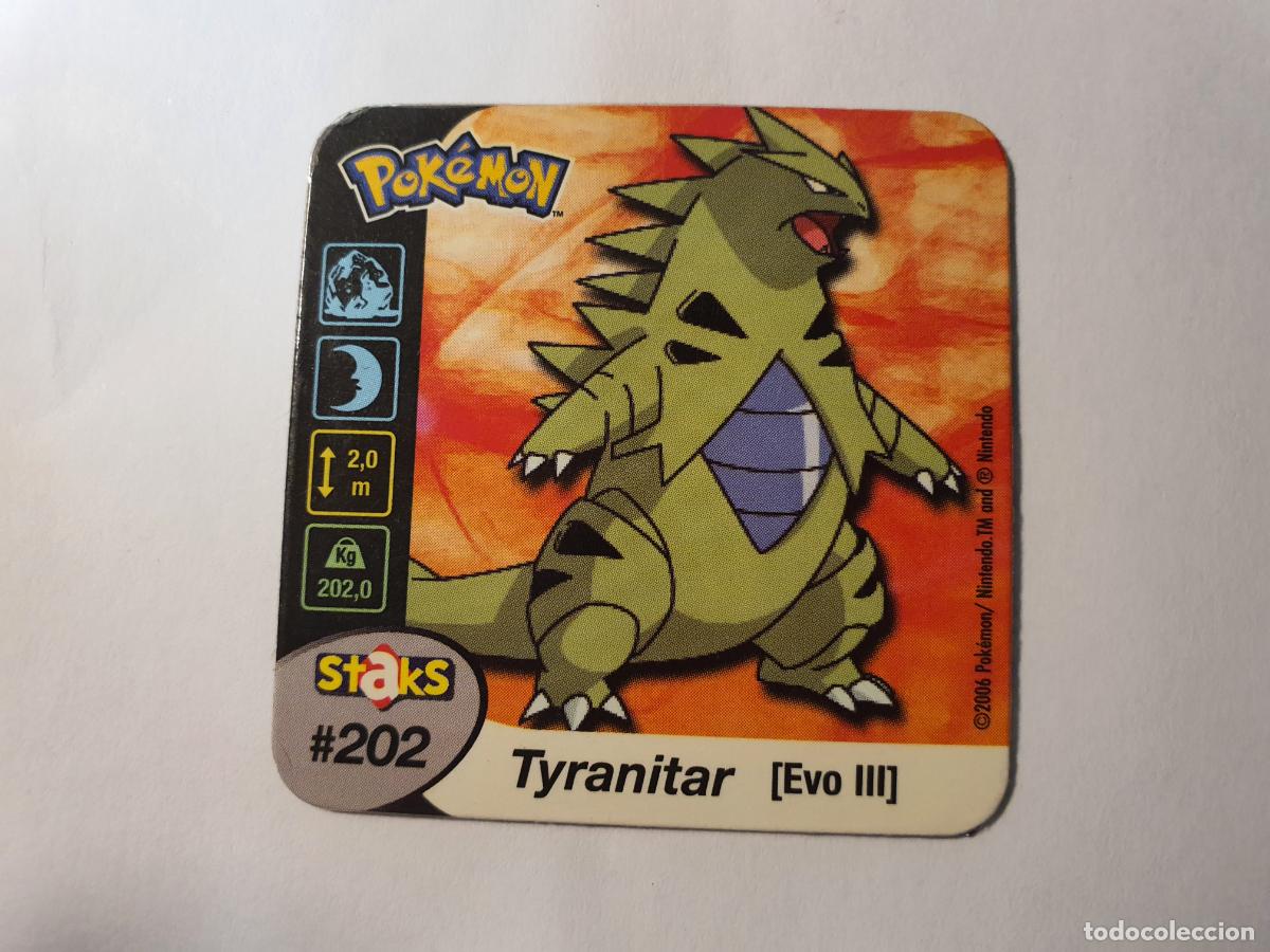 Juguetes antiguos y juegos de colecci&oacute;n: TAZO CROMO POKEMON -- 2006 -- POKEMON STAKS -- N&ordm; 202