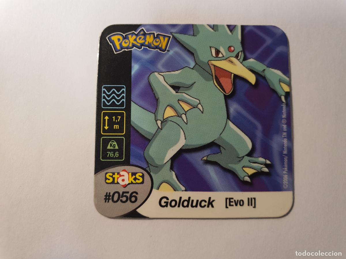 Juguetes antiguos y juegos de colecci&oacute;n: TAZO CROMO POKEMON -- 2006 -- POKEMON STAKS -- N&ordm; 56