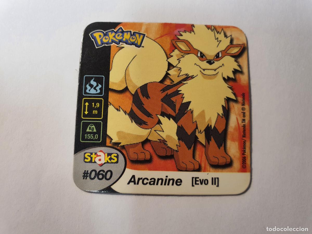 Juguetes antiguos y juegos de colecci&oacute;n: TAZO CROMO POKEMON -- 2006 -- POKEMON STAKS -- N&ordm; 60
