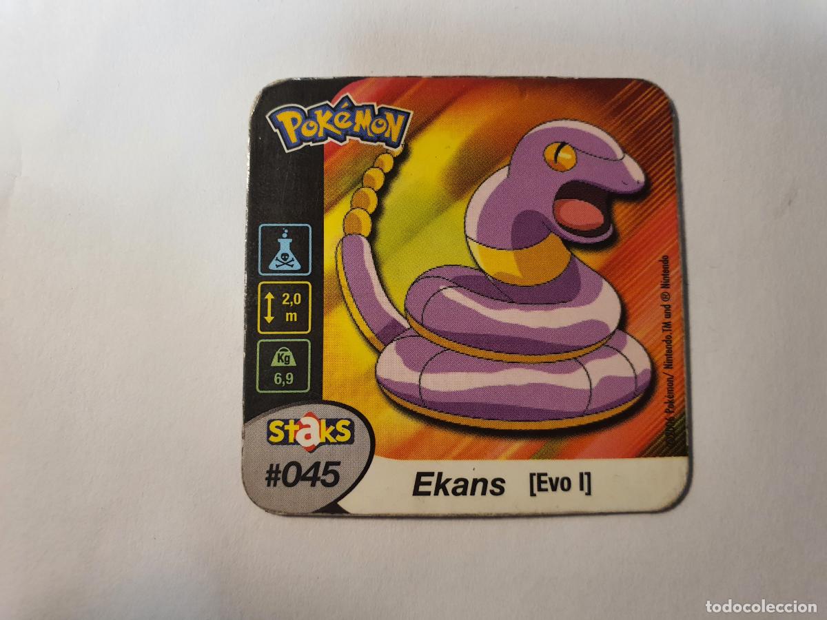 Juguetes antiguos y juegos de colecci&oacute;n: TAZO CROMO POKEMON -- 2006 -- POKEMON STAKS -- N&ordm; 45