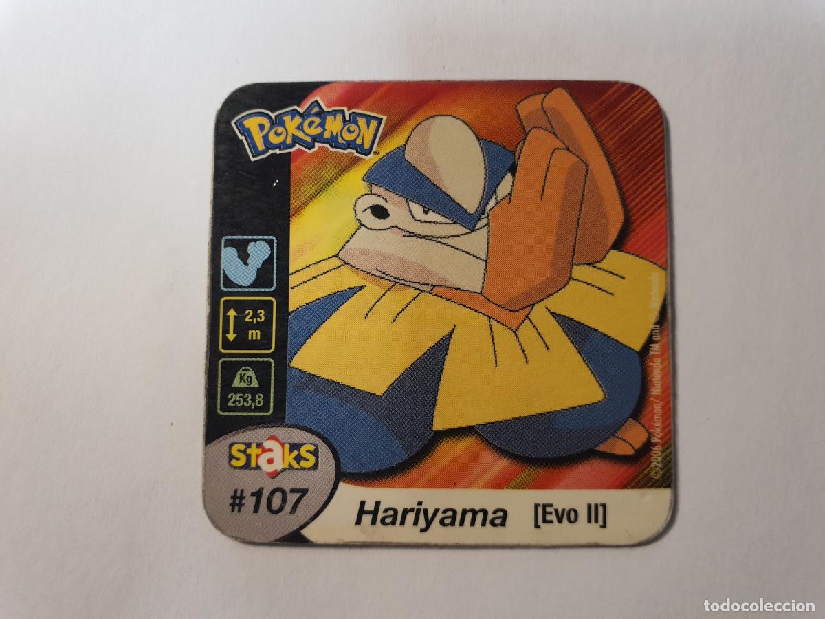 Juguetes antiguos y juegos de colecci&oacute;n: TAZO CROMO POKEMON -- 2006 -- POKEMON STAKS -- N&ordm; 107