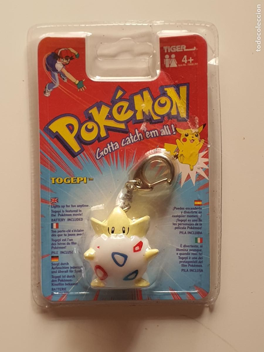 Altes Spielzeug und Spiele: FIGURA TIGER HASBRO POKEMON - LLAVERO TOGEPI - A&Ntilde;O 2000