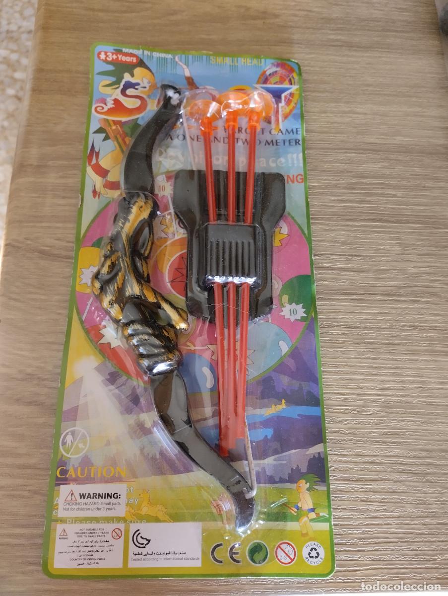 Juguetes antiguos y Juegos de colecci&oacute;n: set para ni&ntilde;os de arco con flechas sin abrir