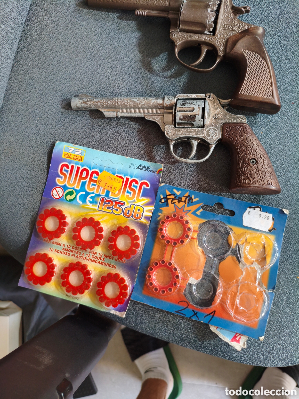 Juguetes antiguos y juegos de colecci&oacute;n: Pistolas juguete made in spain