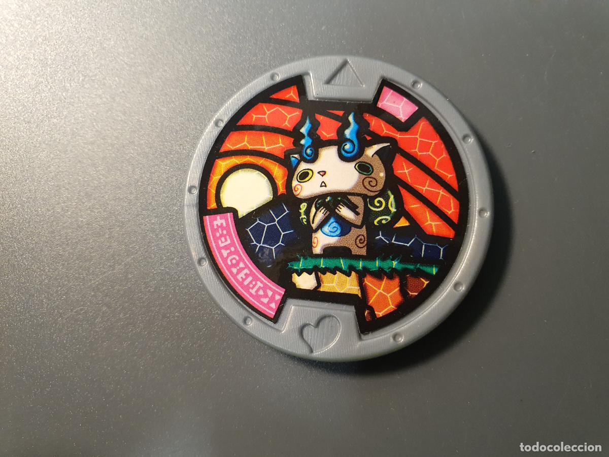 Antique Toys and Collectible Games: TAZO MEDALLA YOKAI YO KAI WATCH A&Ntilde;O 2015 HASBRO - HAS1099