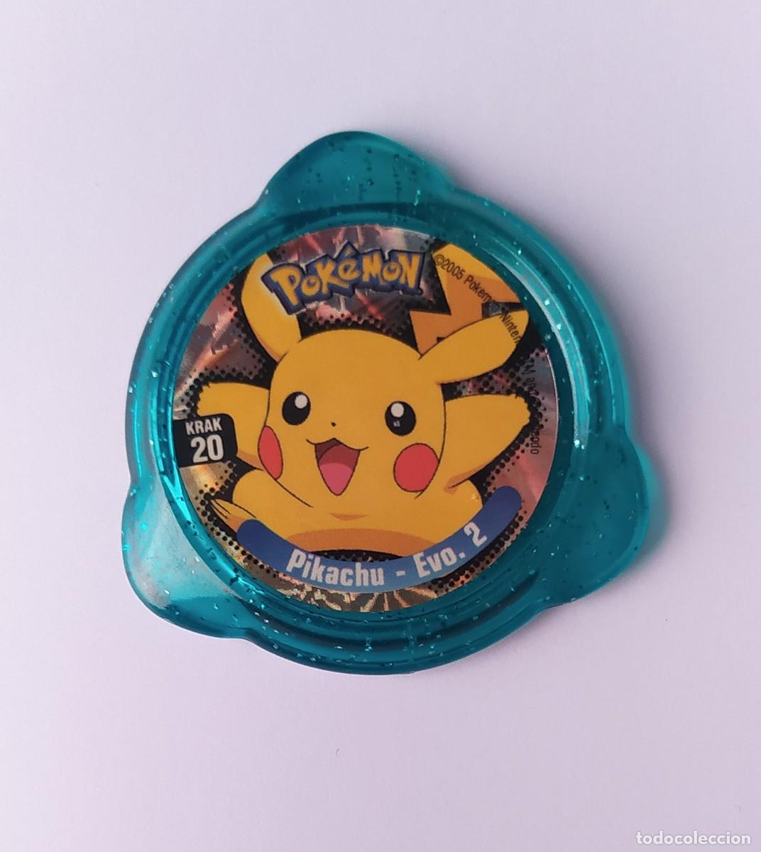 Juguetes antiguos y Juegos de colecci&oacute;n: POK&Eacute;MON NINTENDO KRAK N&deg;20 PIKACHU EVOLUCI&Oacute;N 2 PANINI 2005 KRAKS