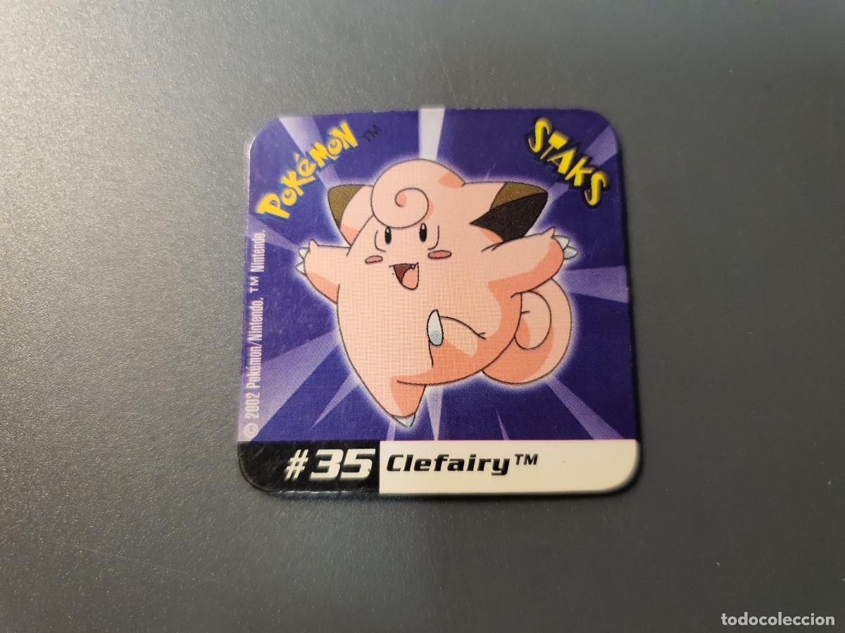 Juguetes antiguos y Juegos de colecci&oacute;n: TAZO CROMO POKEMON -- 2002 -- POKEMON STAKS -- N&ordm; 35