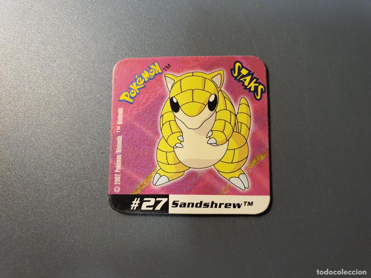 Juguetes antiguos y Juegos de colecci&oacute;n: TAZO CROMO POKEMON -- 2002 -- POKEMON STAKS -- N&ordm; 27