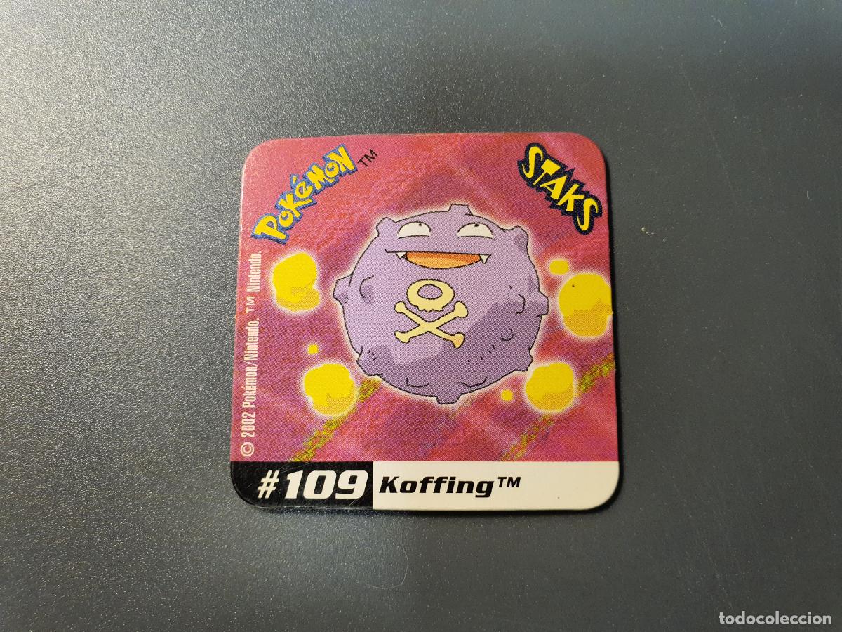 Juguetes antiguos y Juegos de colecci&oacute;n: TAZO CROMO POKEMON -- 2002 -- POKEMON STAKS -- N&ordm; 109