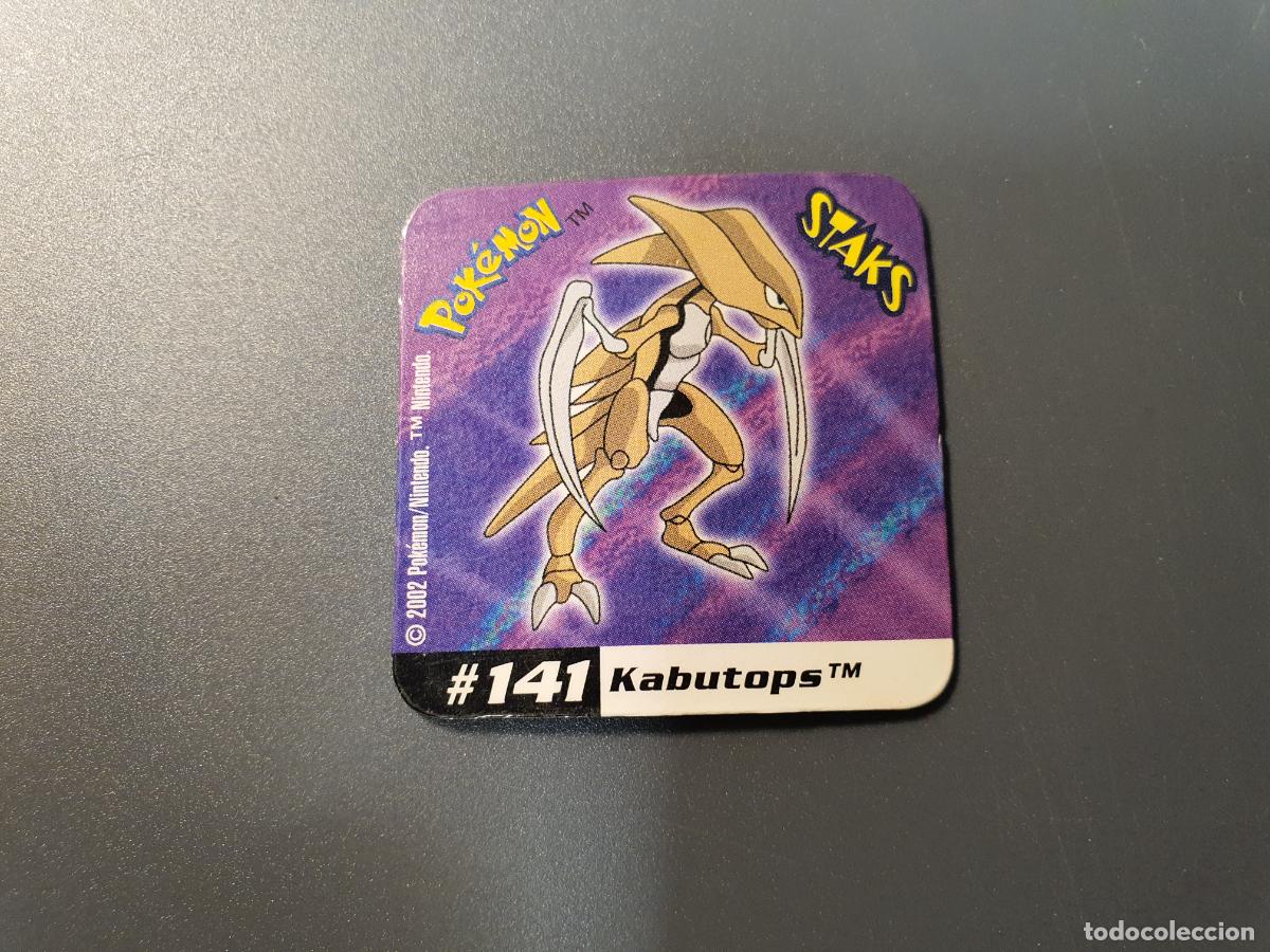 Juguetes antiguos y Juegos de colecci&oacute;n: TAZO CROMO POKEMON -- 2002 -- POKEMON STAKS -- N&ordm; 141