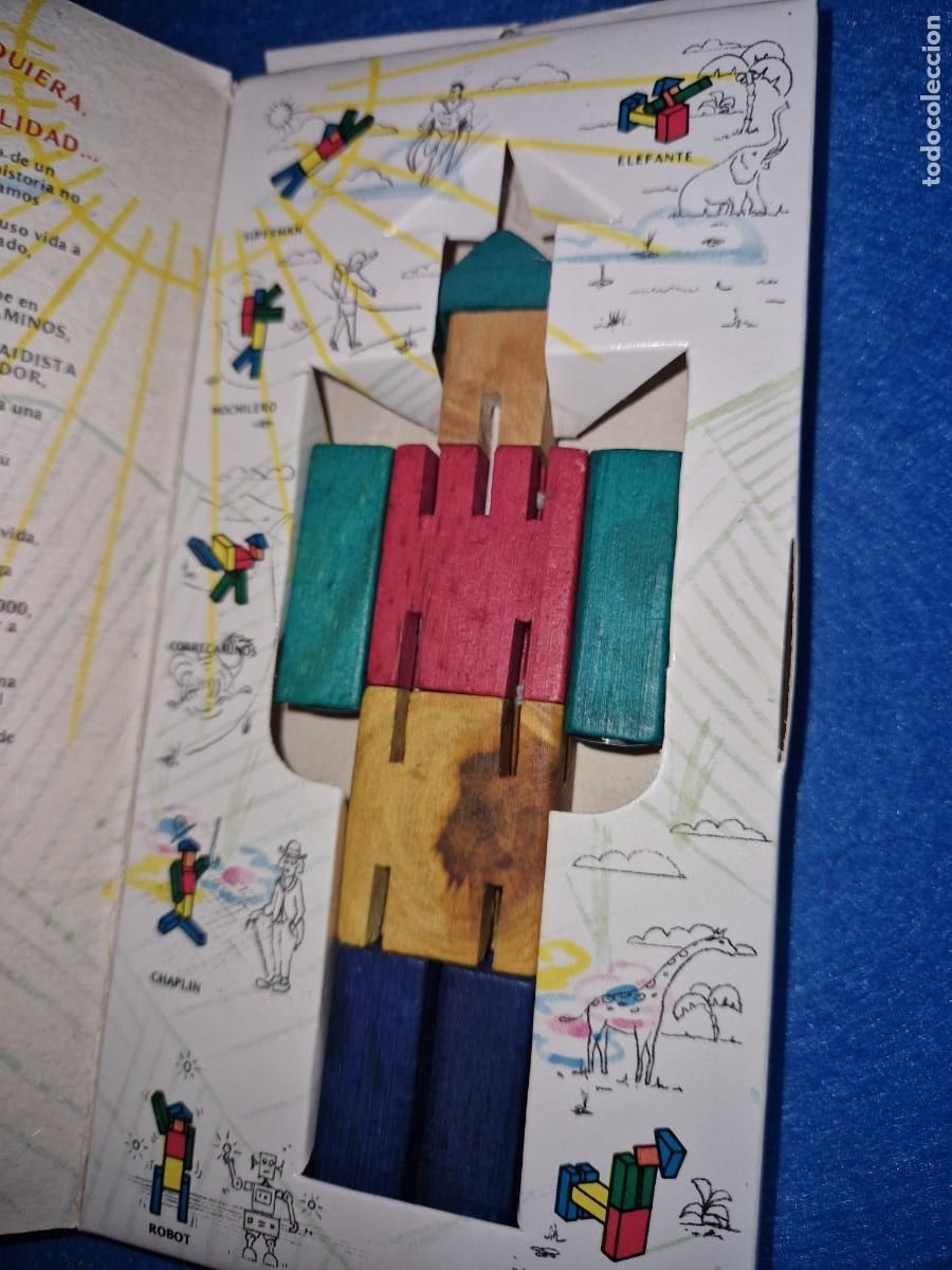 Juguetes antiguos y juegos de colecci&oacute;n: mu&ntilde;eco DIDACTICO DE MADERA Pinocchio 2000 / JUEGO DE HABILIDAD, MOTRICIDAD, CREATIVIDAD