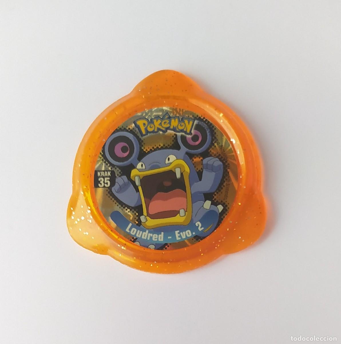 Jouets Anciens et Jeux de collection: POK&Eacute;MON NINTENDO KRAK N&deg;35 LOUDRED EVOLUCI&Oacute;N 2 PANINI 2005 KRAKS