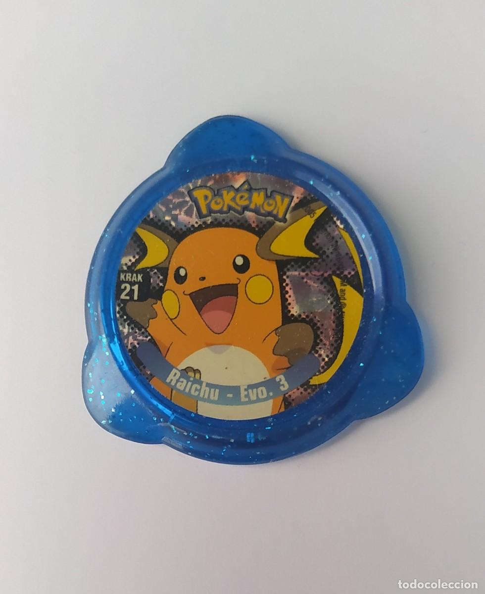 Jouets Anciens et Jeux de collection: POK&Eacute;MON NINTENDO KRAK N&deg;21 RAICHU EVOLUCI&Oacute;N 3 PANINI 2005 KRAKS