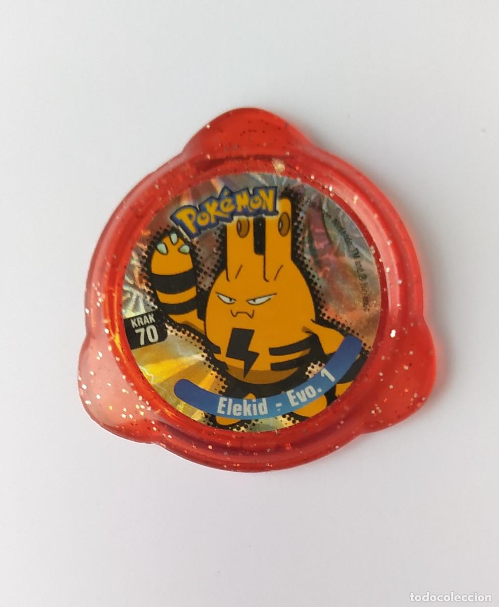 Jouets Anciens et Jeux de collection: POK&Eacute;MON NINTENDO KRAK N&deg;70 ELEKID EVOLUCI&Oacute;N 1 PANINI 2005 KRAKS