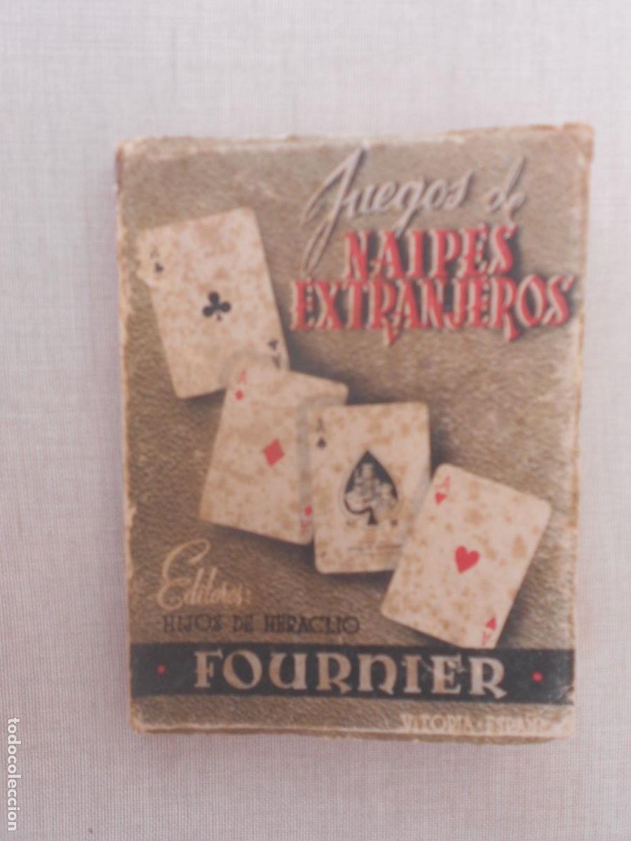Jouets Anciens et Jeux de collection: JUEGOS DE NAIPES EXTRANJEROS - EDITORES HIJOS DE HERACLIO FOURNIER 1951 - VER INDICE