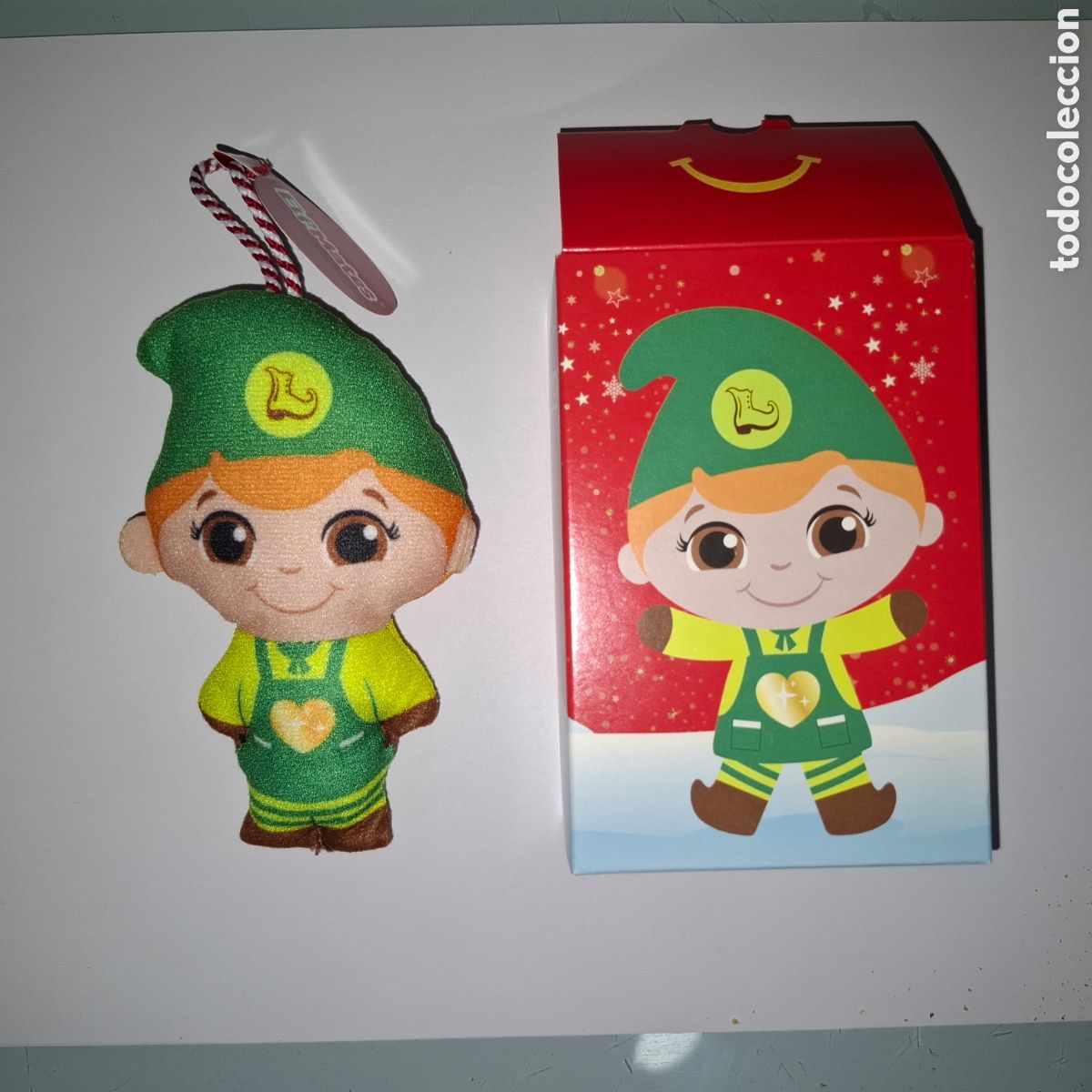 Juguetes antiguos y Juegos de colecci&oacute;n: ADORNO NAVIDE&Ntilde;O DE PELUCHE ELFO MCDONALD'S PREMIUM MCDONALDS