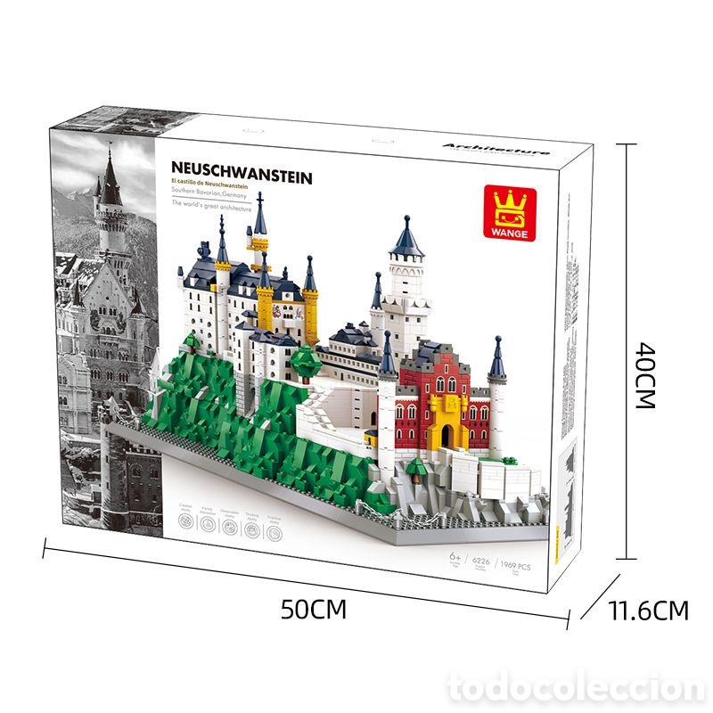Juguetes antiguos y juegos de colecci&oacute;n: Castillo Neuschwanstein - Foto 3