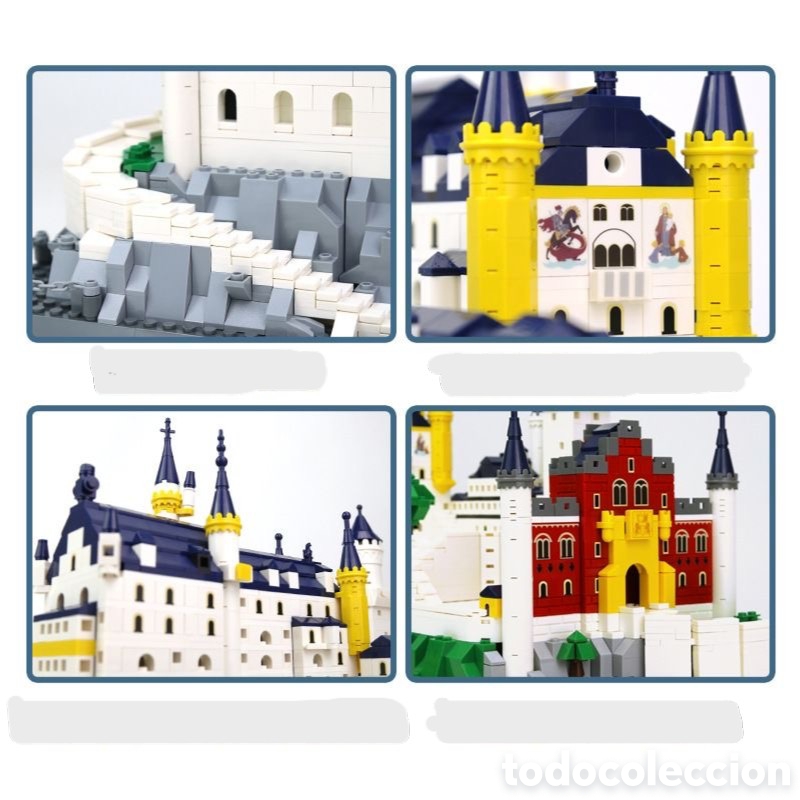 Juguetes antiguos y juegos de colecci&oacute;n: Castillo Neuschwanstein - Foto 4