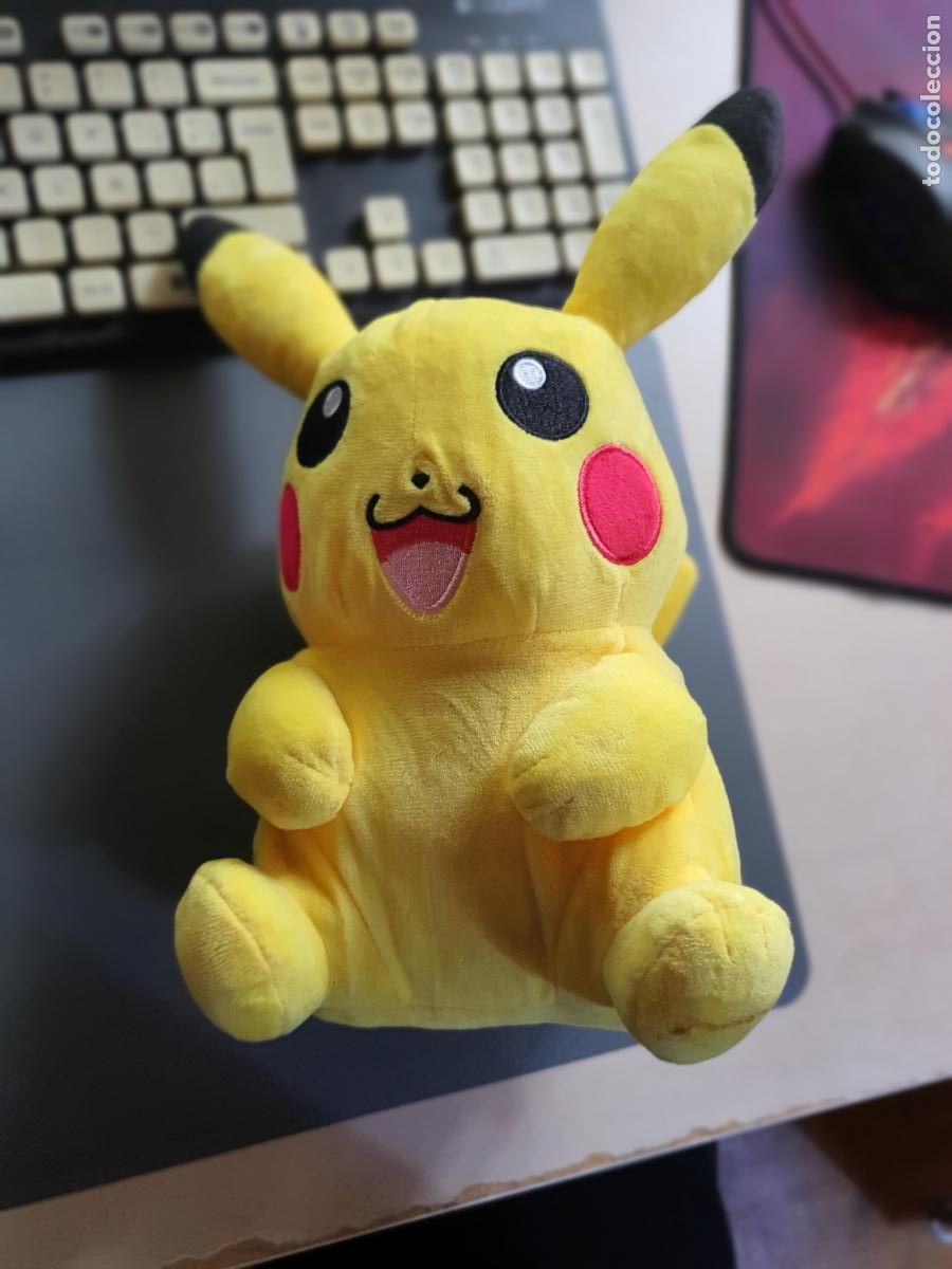 Antique Toys and Collectible Games: FIGURA PELUCHE ANTIGUO TOMY POKEMON - PIKACHU - ORIGINAL