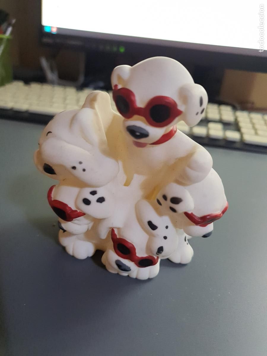 Brinquedos antigos e Jogos de cole&ccedil;&atilde;o: FIGURA DISNEY 101 DALMATAS GOMA DURA HUECA GROSVENOR