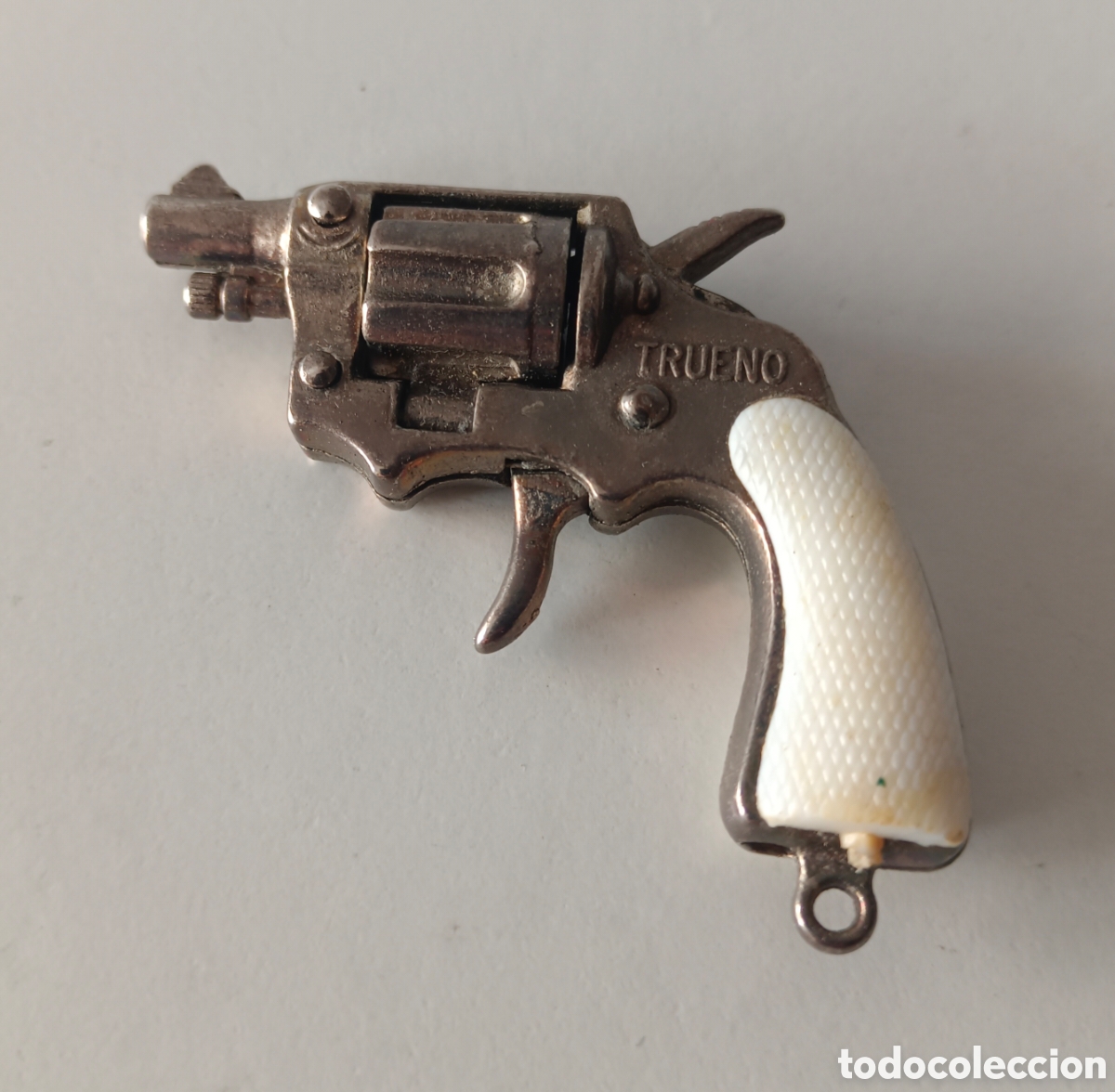 Antique Toys and Collectible Games: Llavero Rev&oacute;lver Trueno Juguetes Redondo made in spain
