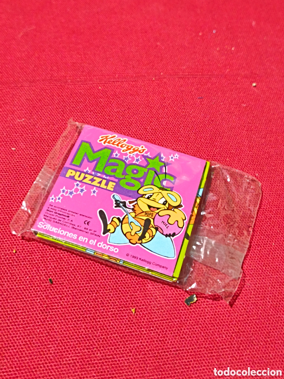 Juguetes antiguos y Juegos de colecci&oacute;n: Peque&ntilde;o puzzle publicitario KELLOGGS ABEJA MIEL