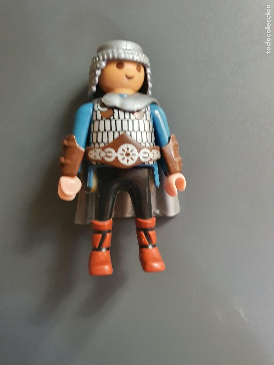 Altes Spielzeug und Spiele: FIGURA PLAYMOBIL CLICK GEOBRA 2002 SOLDADO MEDIEVAL