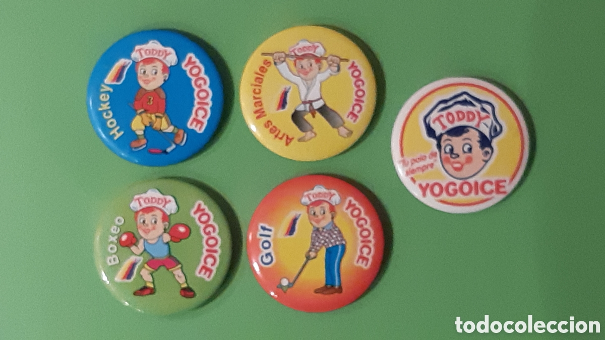 Jouets Anciens et Jeux de collection: Cinco imanes Yogoice, Teddy. N&deg;5