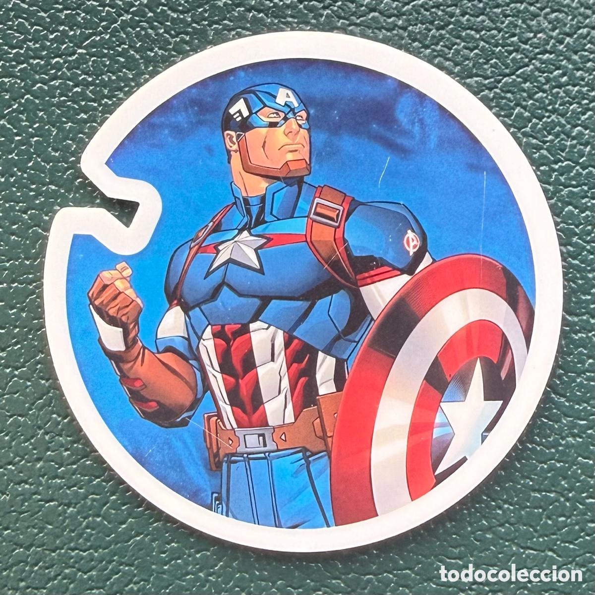 Jouets Anciens et Jeux de collection: TAZO 1 CAPITAN AMERICA TAZOS MARVEL FLIZZ CARREFOUR 2018