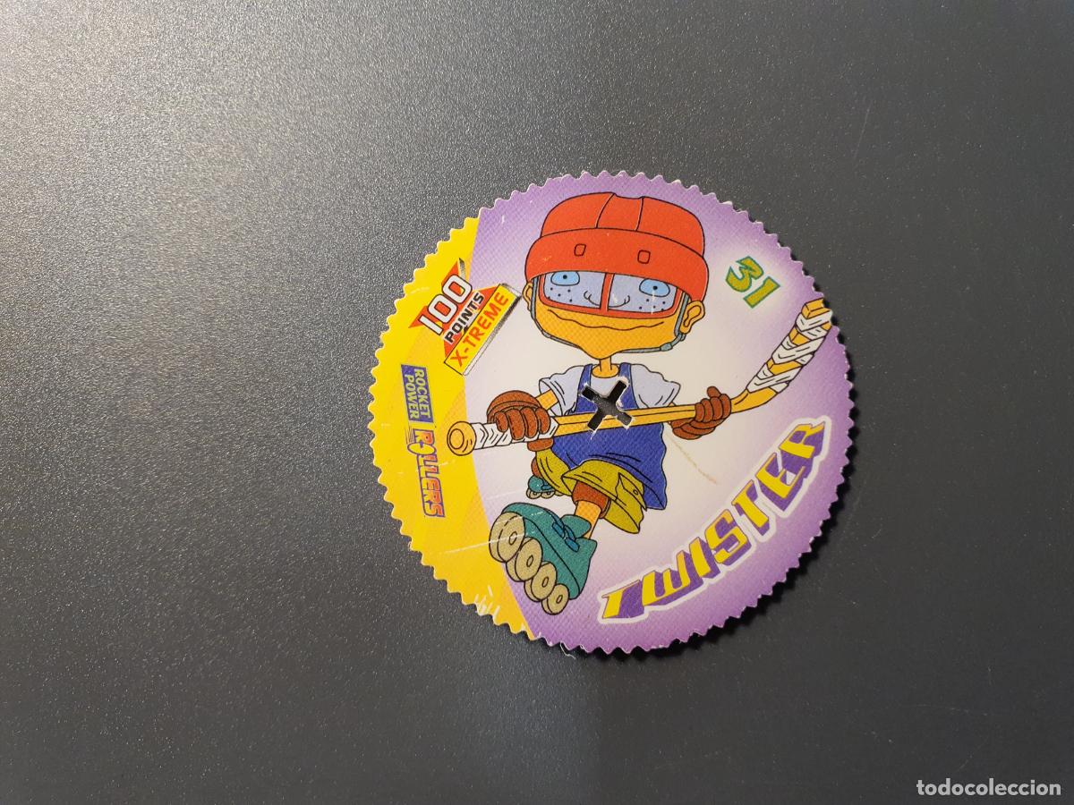 Jouets Anciens et Jeux de collection: TAZO PEONZA 2004 - ROLLERS - ROCKET POWER - X TREME - N&ordm; 31