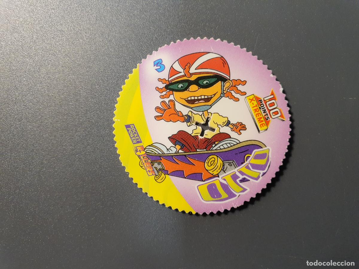 Jouets Anciens et Jeux de collection: TAZO PEONZA 2004 - ROLLERS - ROCKET POWER - X TREME - N&ordm; 5