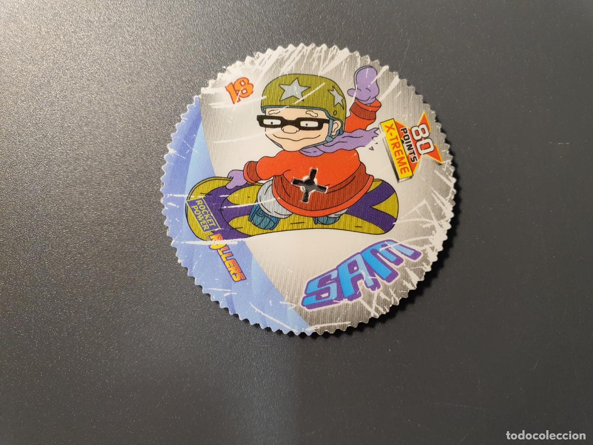 Jouets Anciens et Jeux de collection: TAZO PEONZA 2004 - ROLLERS - ROCKET POWER - X TREME - N&ordm; 18