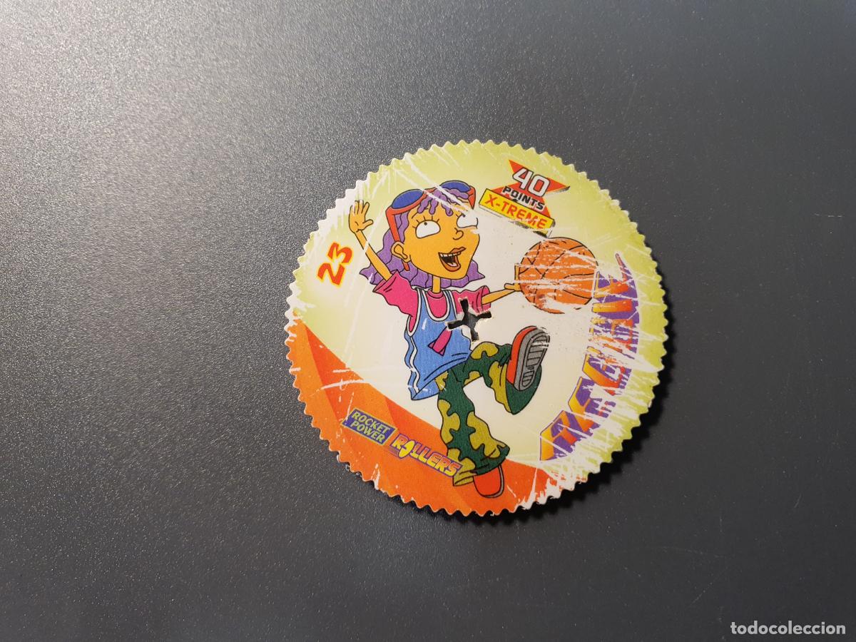 Jouets Anciens et Jeux de collection: TAZO PEONZA 2004 - ROLLERS - ROCKET POWER - X TREME - N&ordm; 23