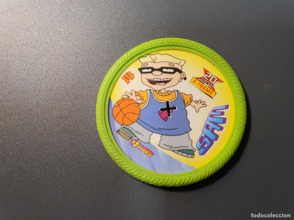 Jouets Anciens et Jeux de collection: TAZO PEONZA 2004 - ROLLERS - ROCKET POWER - X TREME - N&ordm; 14