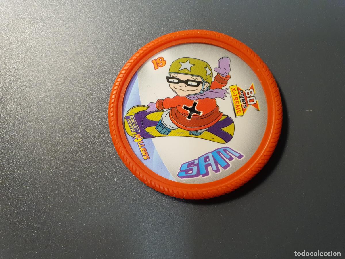 Jouets Anciens et Jeux de collection: TAZO PEONZA 2004 - ROLLERS - ROCKET POWER - X TREME - N&ordm; 18