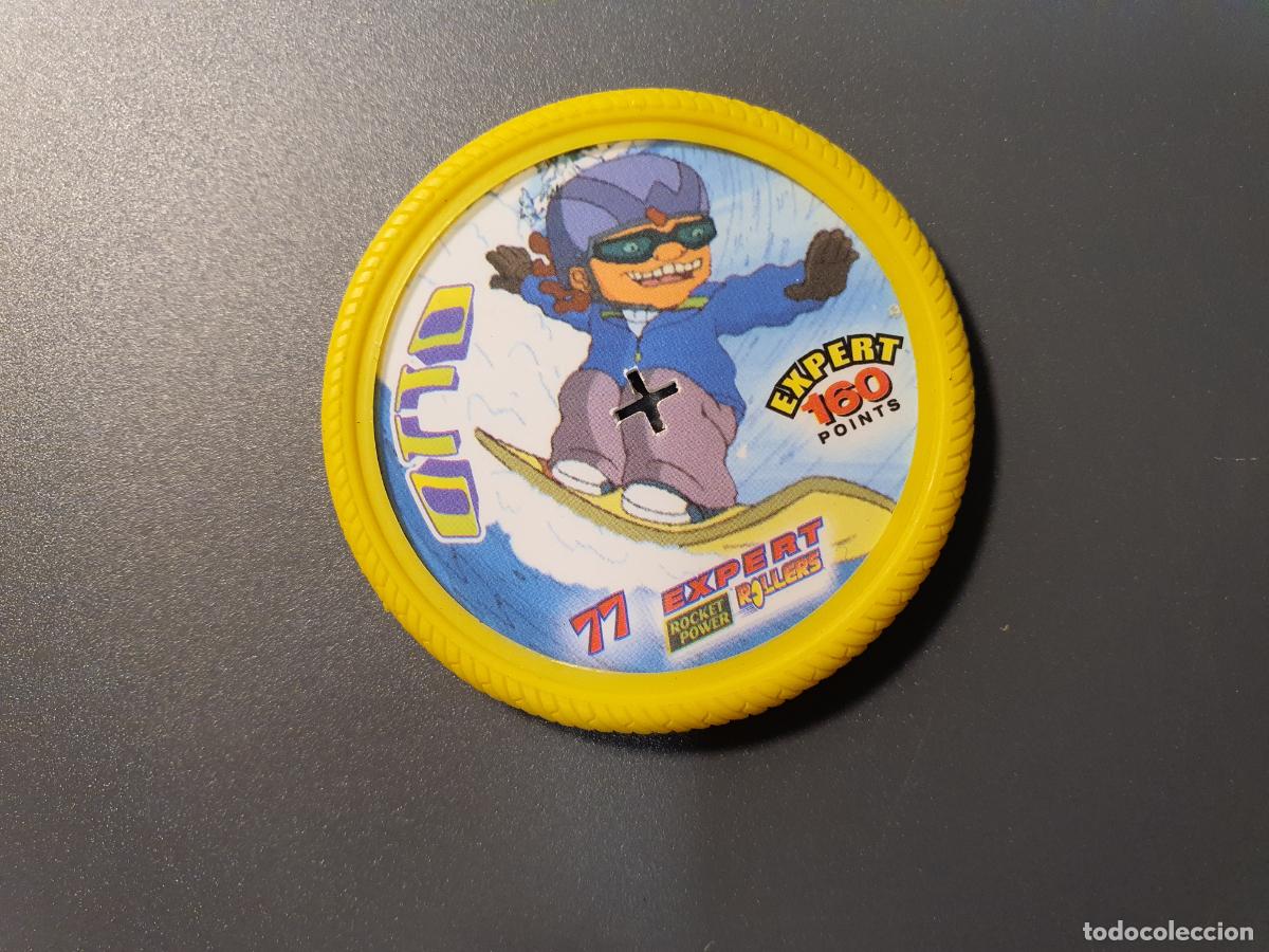 Jouets Anciens et Jeux de collection: TAZO PEONZA 2004 - ROLLERS - ROCKET POWER - X TREME - N&ordm; 77