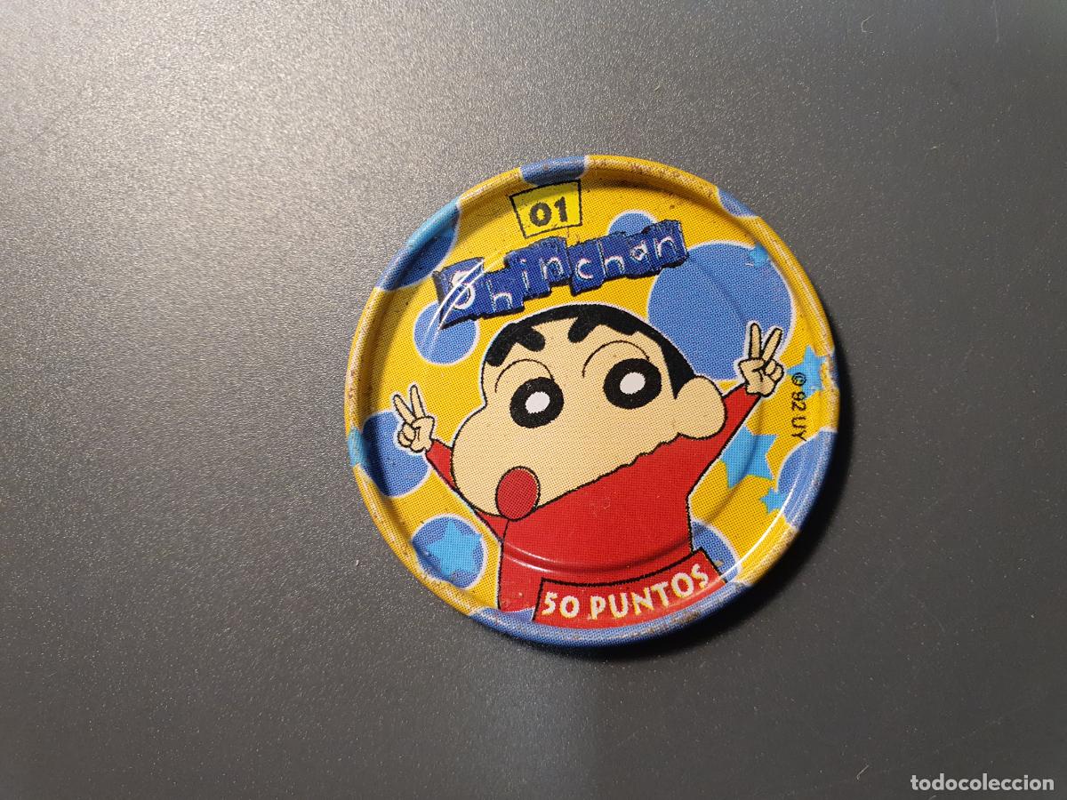 Juguetes antiguos y Juegos de colecci&oacute;n: TAZO CHAPA BOLLYCAO -- 1997 -- METAL RAPPERS SHINCHAN SHIN CHAN - ESPA&Ntilde;A -- N&ordm; 1
