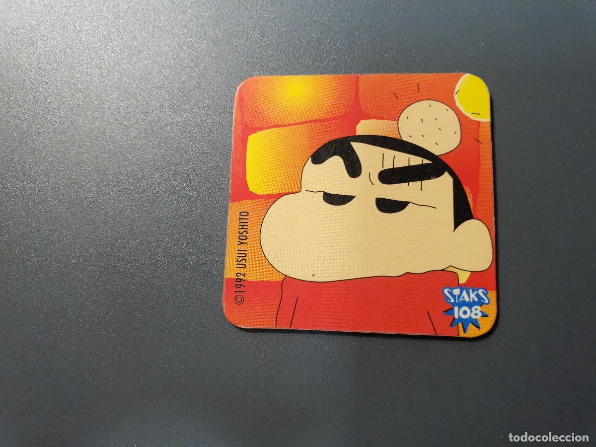 Brinquedos antigos e Jogos de cole&ccedil;&atilde;o: TAZO STAKS CROMO SHINCHAN -- 1992 -- PANINI -- N&ordm; 108