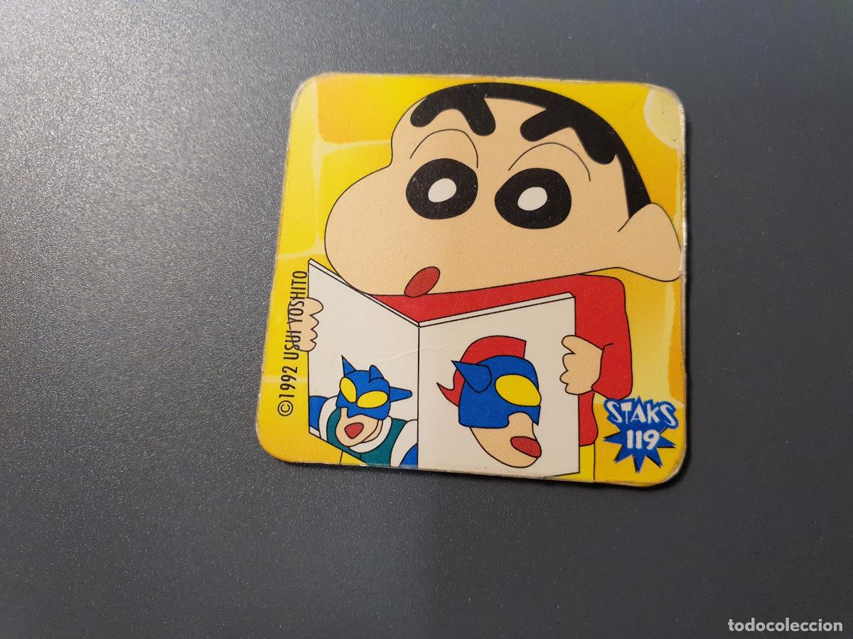 Brinquedos antigos e Jogos de cole&ccedil;&atilde;o: TAZO STAKS CROMO SHINCHAN -- 1992 -- PANINI -- N&ordm; 119