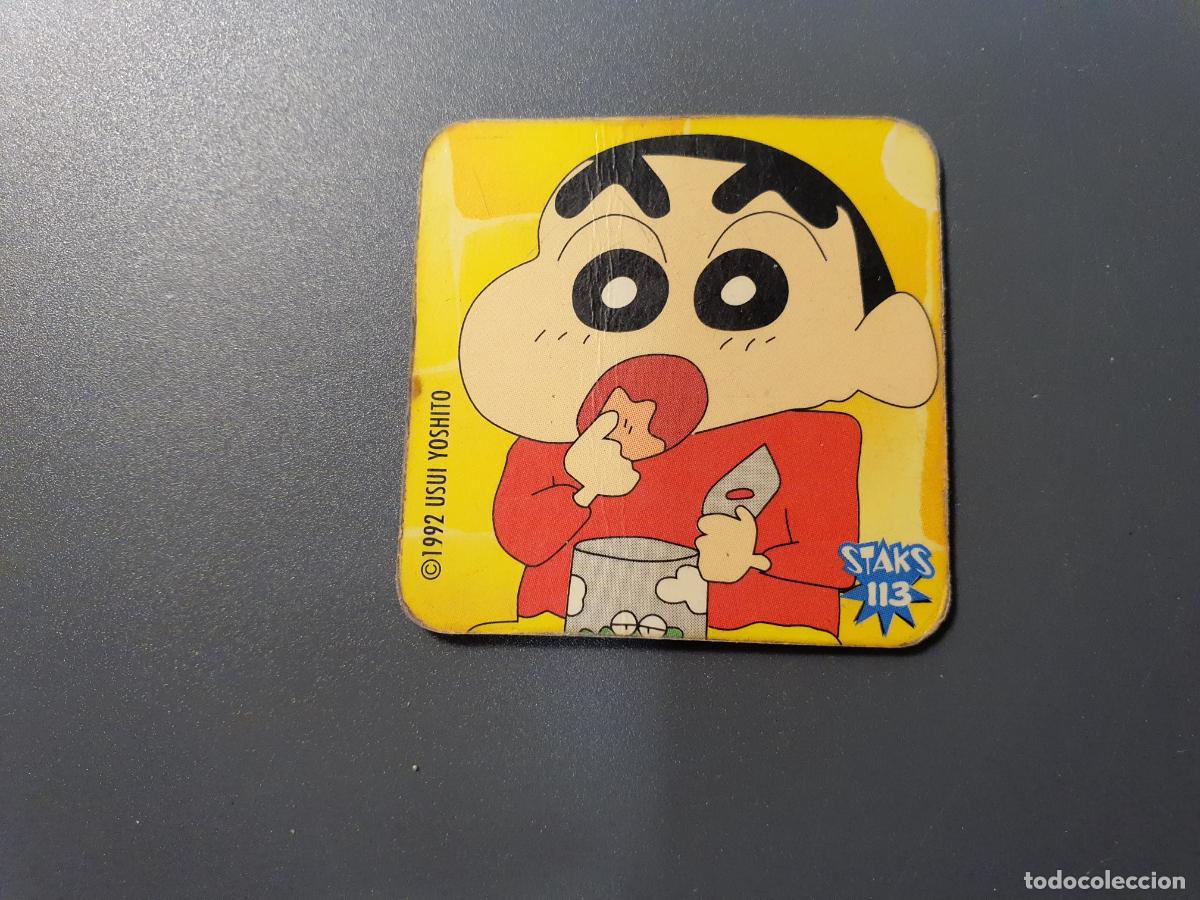 Brinquedos antigos e Jogos de cole&ccedil;&atilde;o: TAZO STAKS CROMO SHINCHAN -- 1992 -- PANINI -- N&ordm; 113