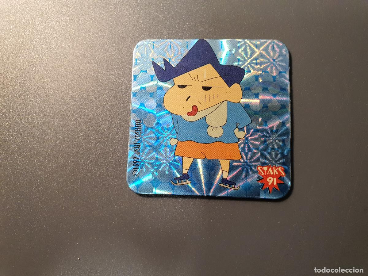 Brinquedos antigos e Jogos de cole&ccedil;&atilde;o: TAZO STAKS CROMO SHINCHAN -- 1992 -- PANINI -- N&ordm; 91
