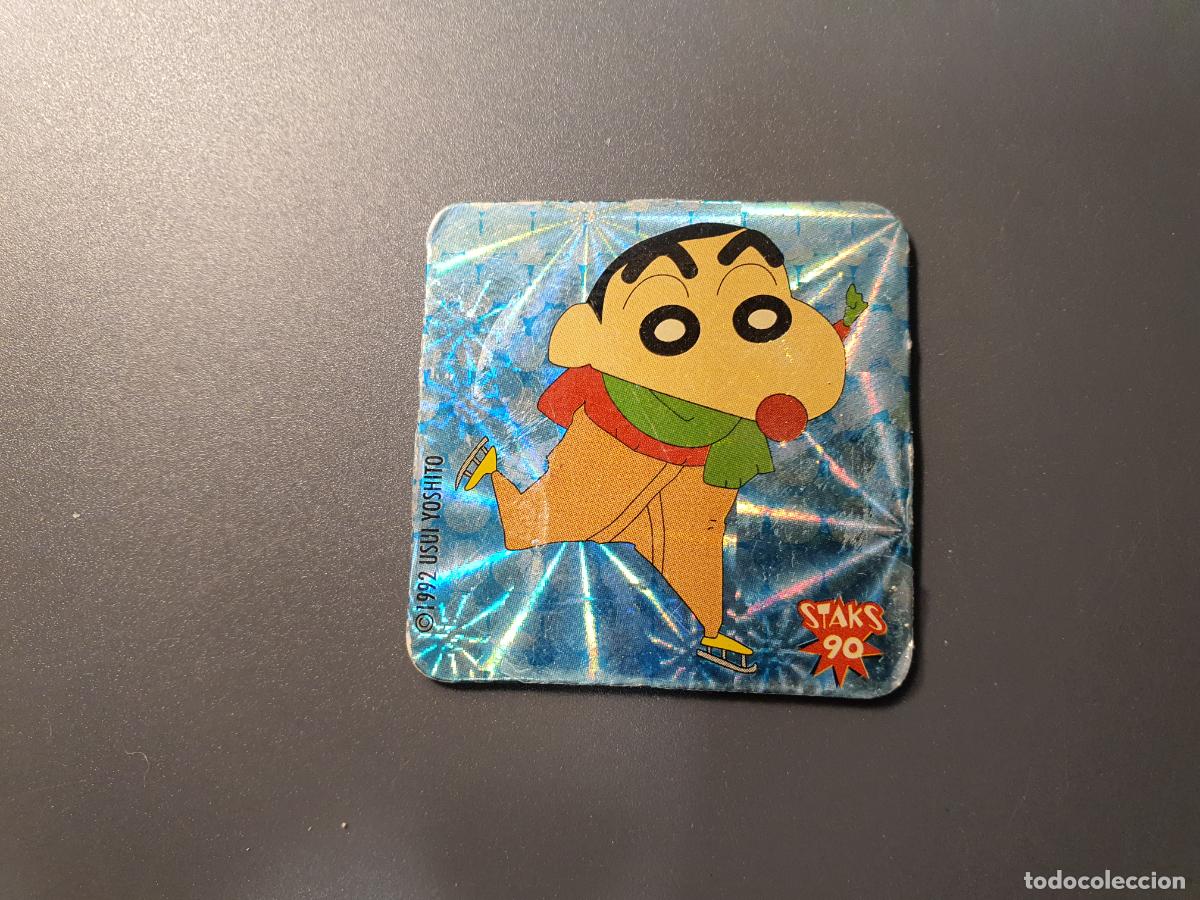 Brinquedos antigos e Jogos de cole&ccedil;&atilde;o: TAZO STAKS CROMO SHINCHAN -- 1992 -- PANINI -- N&ordm; 90