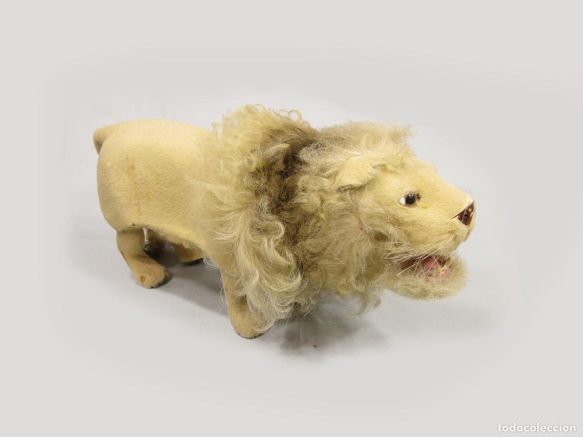 Brinquedos antigos e Jogos de cole&ccedil;&atilde;o: ANTIGUO LE&Oacute;N AUT&Oacute;MATA ROULLET ET DECAMPS DE JUGUETE. VINTAGE R & D WIND UP LION. FINALES SIGLO XIX