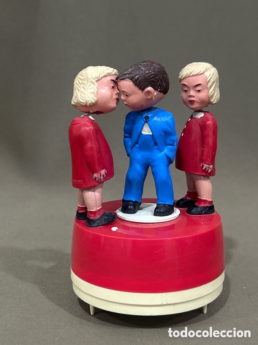 Jouets Anciens et Jeux de collection: ANTIGUO KISSING DOLLS A CUERDA, MARCA BGM, MU&Ntilde;ECOS BES&Aacute;NDOSE, ALEMANIA